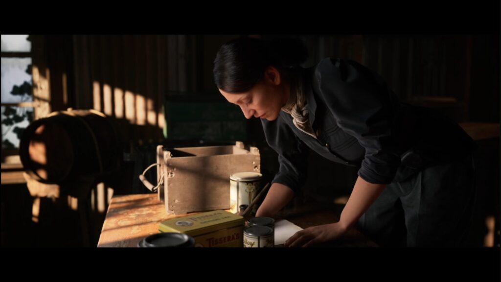 Captura do jogo Eriksholm: The Stolen Dream com a personagem Alva